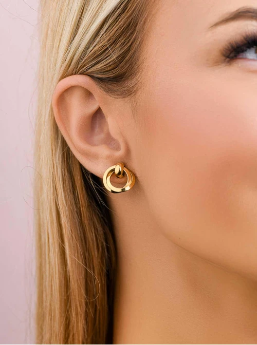 Kolczyki kółeczka, złoty S207446Z00