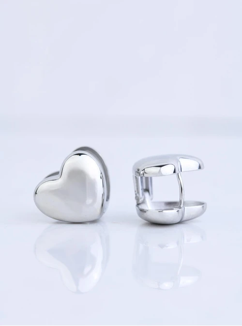 Kolczyki serca, stal S208254S00