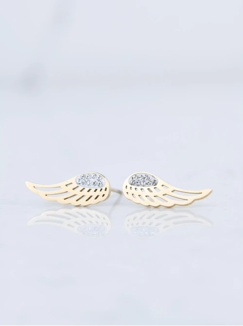 Kolczyki skrzydełka, złoty S207803Z00