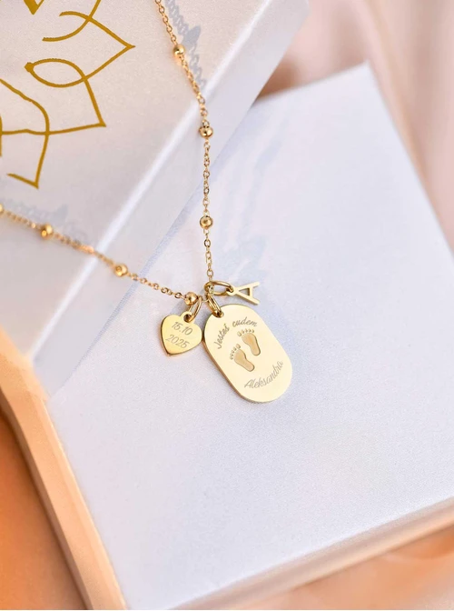 Łańcuszek baza do zawieszek, kuleczki, stal nierdzewna S308151Z00