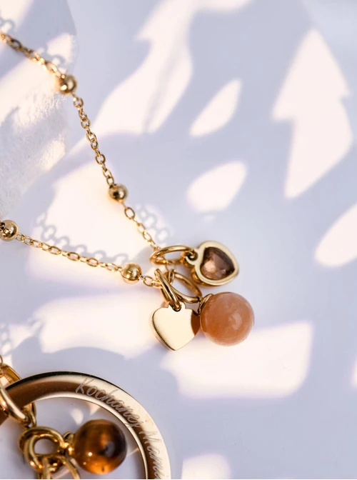 Łańcuszek baza do zawieszek, kuleczki, stal nierdzewna S308151Z00