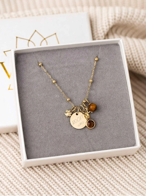 Łańcuszek baza do zawieszek, kuleczki, stal nierdzewna S308151Z00