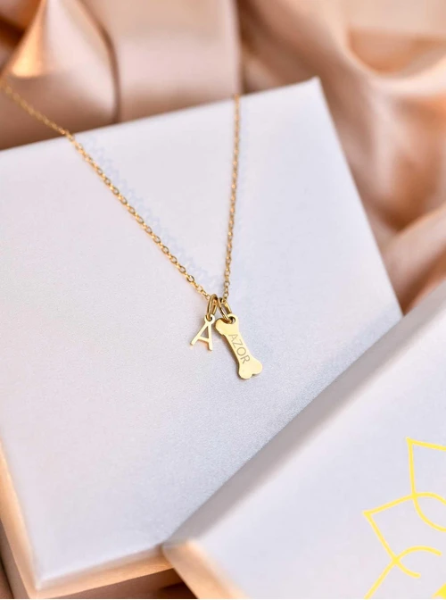 Łańcuszek baza do zawieszek, stal pozłacana S308152Z00