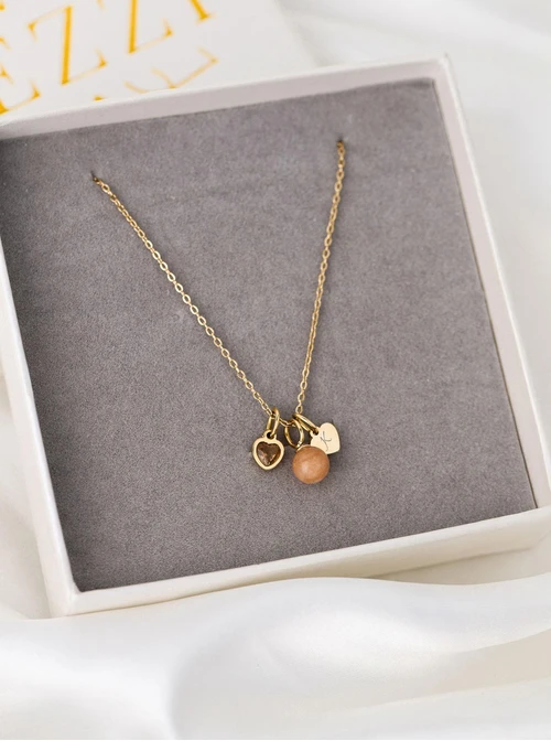 Łańcuszek baza do zawieszek, stal pozłacana S308152Z00