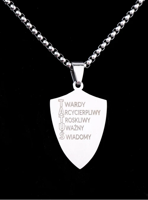 Naszyjnik męski, krzyż, srebrny S307626S00