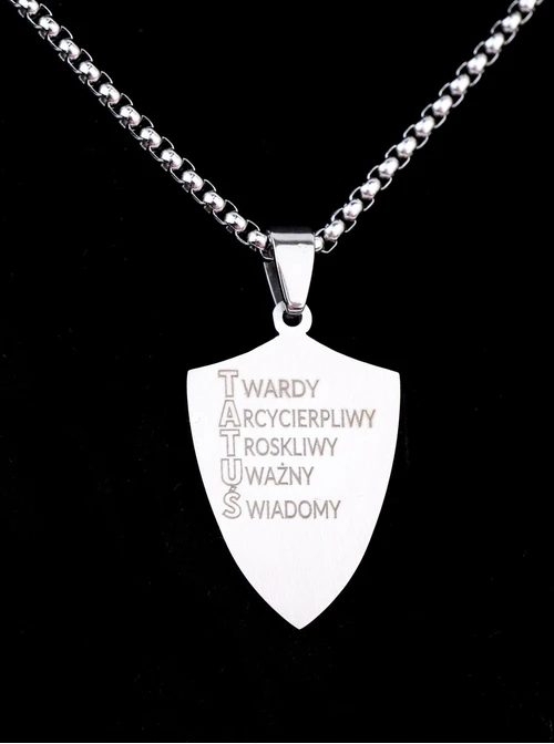 Naszyjnik męski, krzyż, srebrny S307626S00