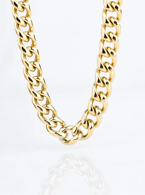 Naszyjnik męski, łańcuch, złoty S307953Z00