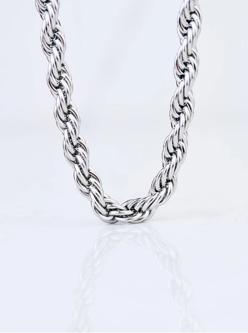 Naszyjnik męski, splot Corda, stal S307968S00