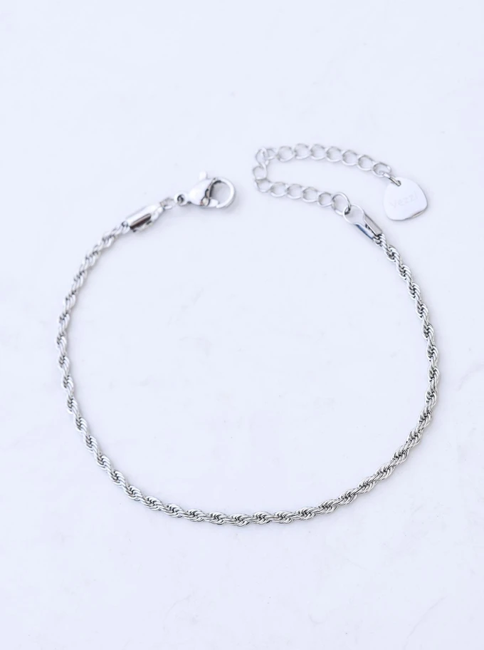 Bransoletka splot Corda, (0,25 cm), srebrny S104660S00