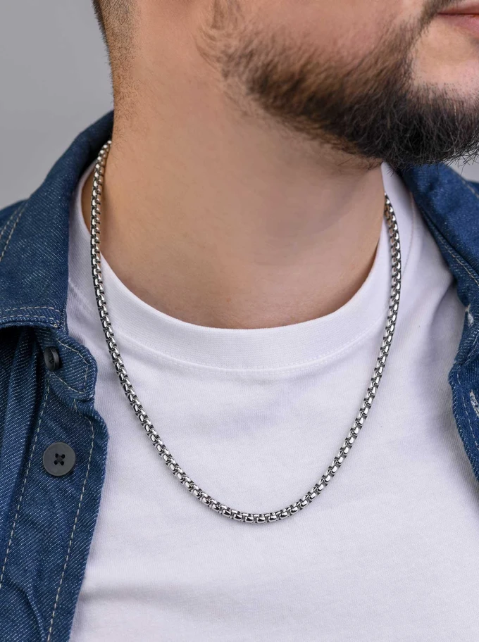 Naszyjnik męski, łańcuch, stal S307971S00