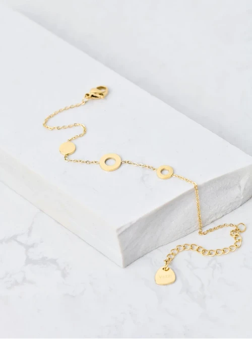 [Zestaw] Naszyjnik kółeczka, złoty S304959Z00