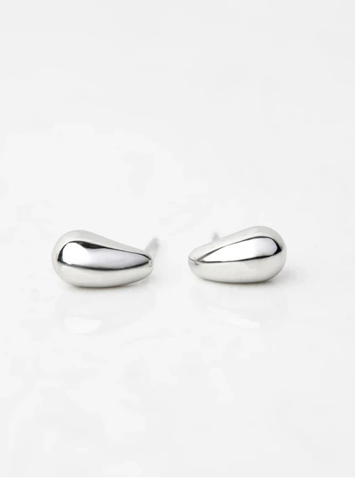 [Zestaw] Naszyjnik dmuchana kropla, łezka, srebrny S306432S00