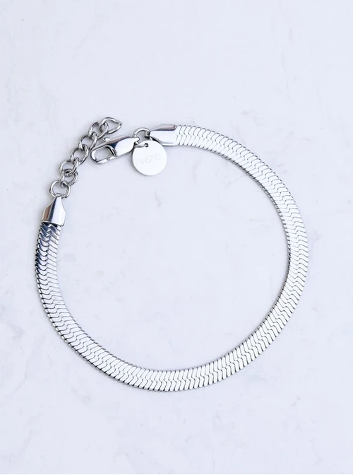 [Zestaw] Naszyjnik męski, żmijka, stal S307965S00