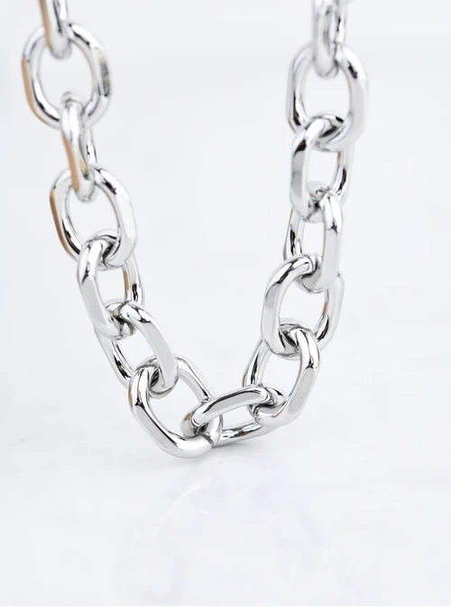 [Zestaw] Bransoletka męska, łańcuch, srebrny S107956S00