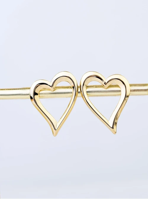 [Zestaw] Naszyjnik podwójny, serduszko, złoty S307943Z00