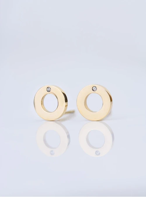 [Zestaw] Naszyjnik kółeczka, złoty S304959Z00