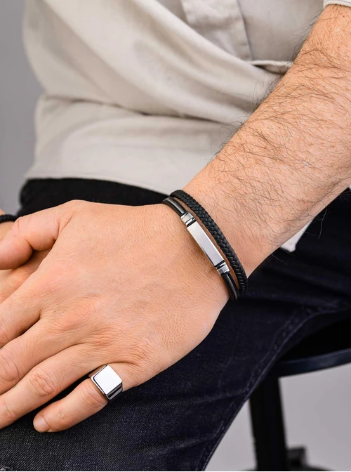 Bransoleta męska, stal S109312S01
