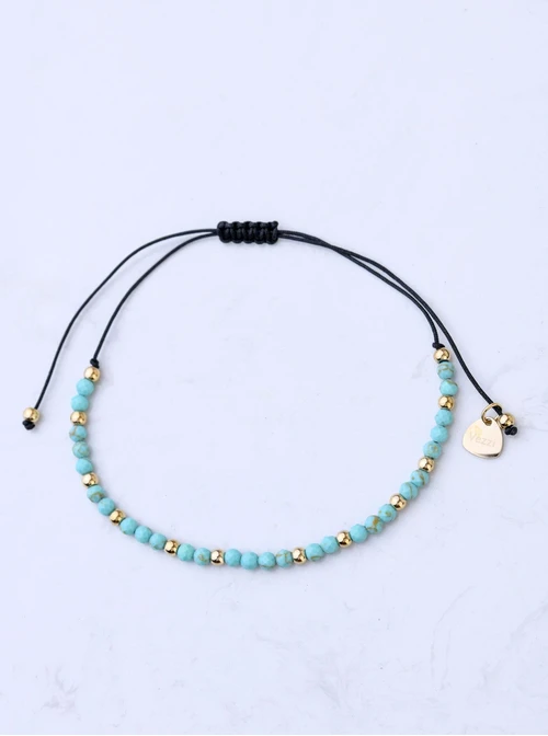 Bransoletka Turkus, stal pozłacana S108568Z00