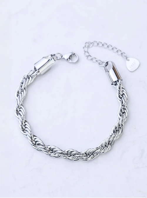 Bransoletka splot Corda, (0,6 cm), srebrny S104668S00