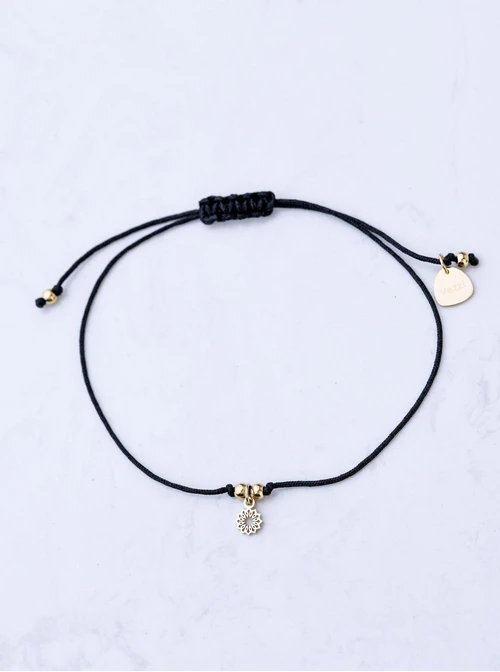 Bransoletka szczęścia, Rozeta Vezzi, stal pozłacana S109086Z01