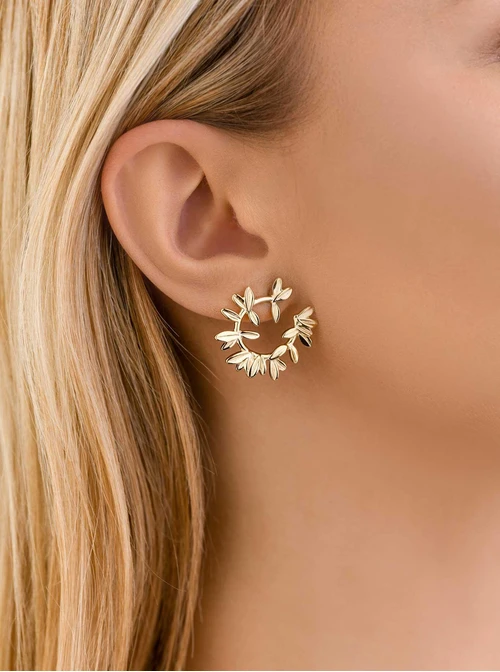 Kolczyki listki, złoty S208269Z00