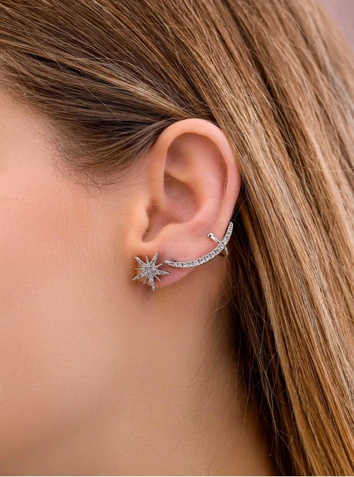 Kolczyki nausznice wieczorowe B208718P00