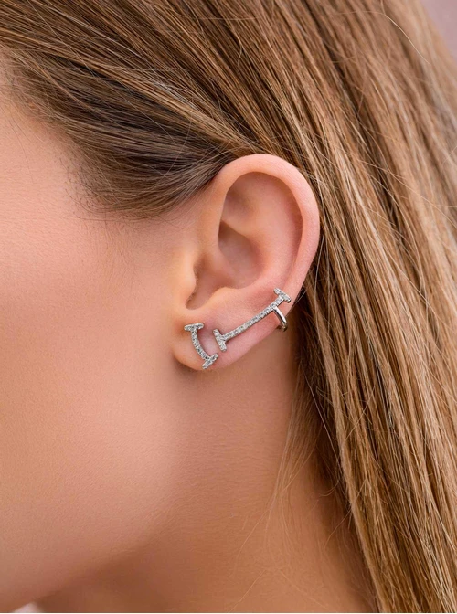 Kolczyki nausznice wieczorowe B209040P00