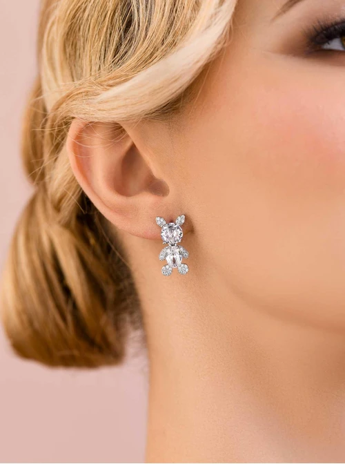 Kolczyki wieczorowe Miś B209032P00