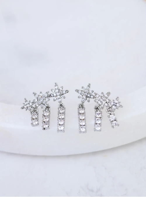 Kolczyki wieczorowe gwiazdki B208893P00