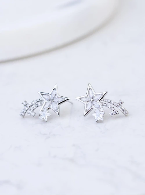 Kolczyki wieczorowe gwiazdki B209044P00