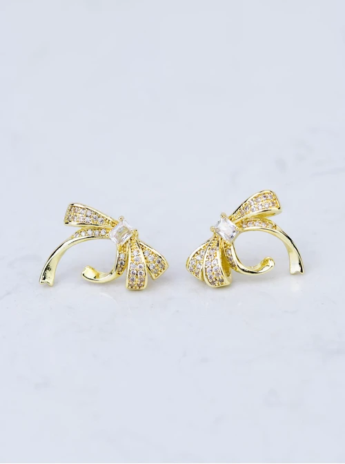 Kolczyki wieczorowe kokardki B208760P00