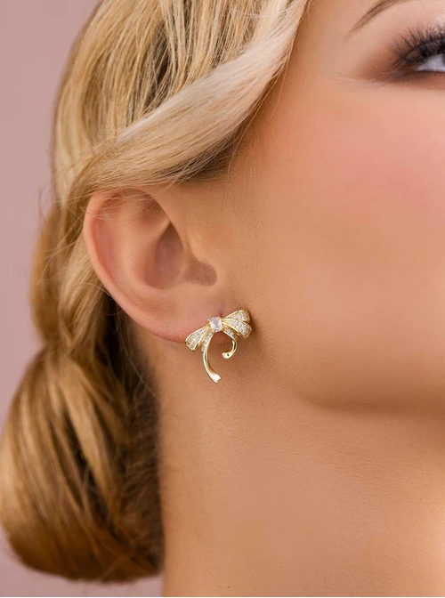 Kolczyki wieczorowe kokardki B208760P00