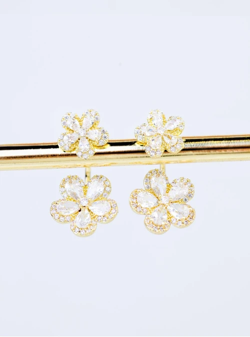 Kolczyki wieczorowe kwiatuszki B209011P00