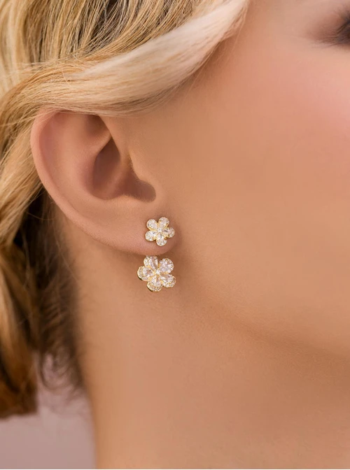 Kolczyki wieczorowe kwiatuszki B209011P00