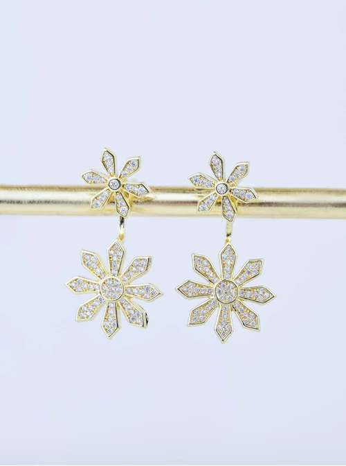 Kolczyki wieczorowe kwiatuszki B209013P00