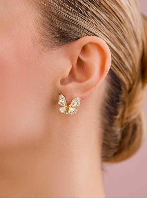 Kolczyki wieczorowe motylki B208701P00