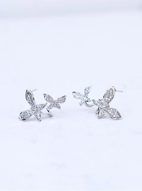 Kolczyki wieczorowe motylki B208870P00