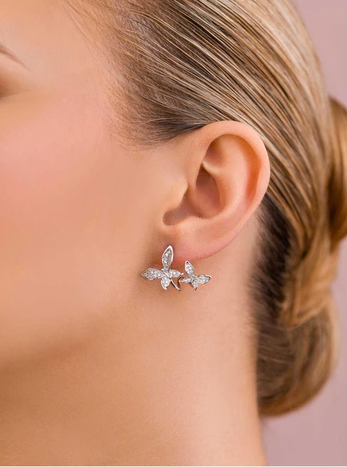 Kolczyki wieczorowe motylki B208870P00