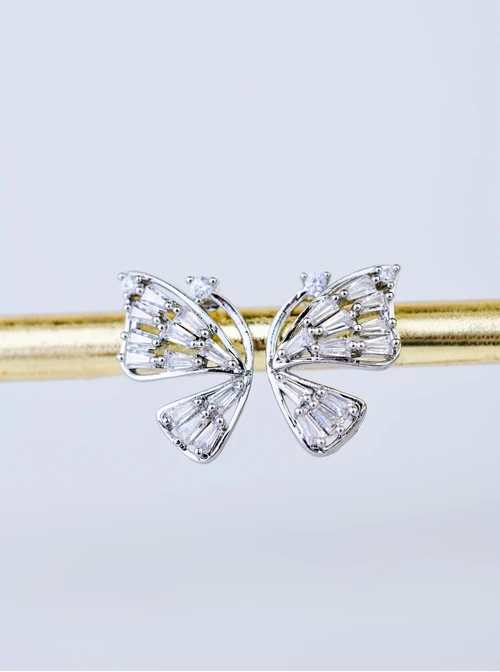 Kolczyki wieczorowe motylki B208996P00