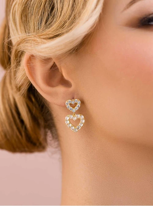 Kolczyki wieczorowe serduszka B208728P00