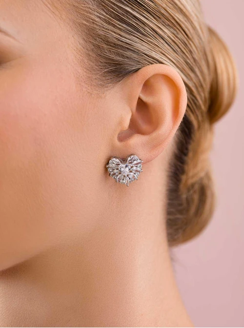 Kolczyki wieczorowe serduszko B208778P00