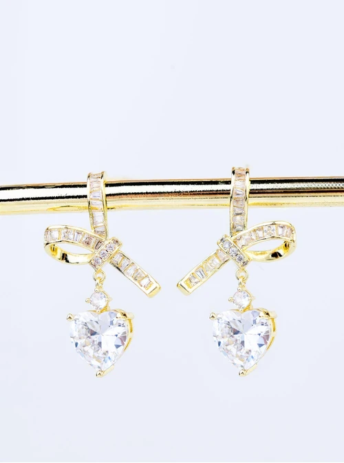 Kolczyki wieczorowe serduszko B209021P00