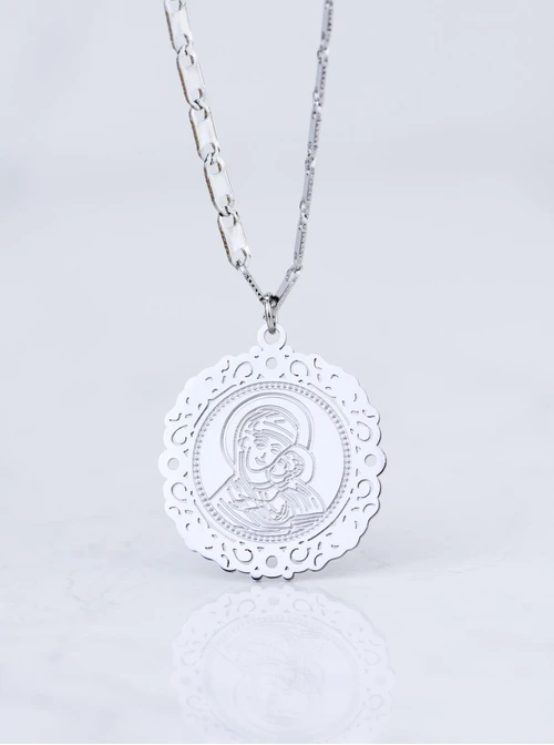 Naszyjnik Medalik, stal S308277S00