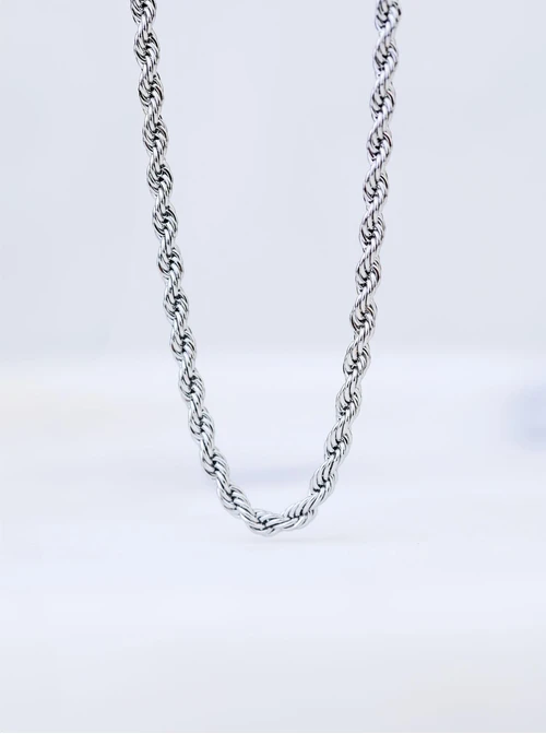 Naszyjnik splot Corda, (0,2 cm), srebrny S304657S00