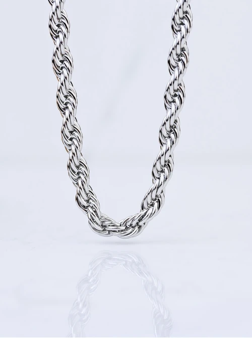 Naszyjnik splot Corda, ( 0,6 cm), stal S304667S00