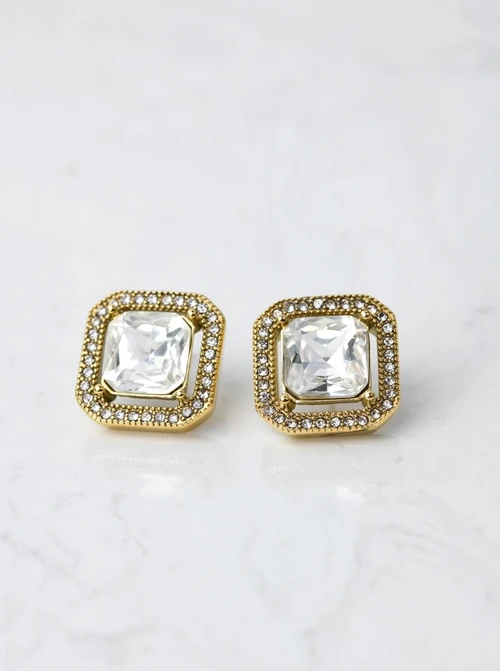 [Zestaw] Naszyjnik kryształ, złoty S305295Z02