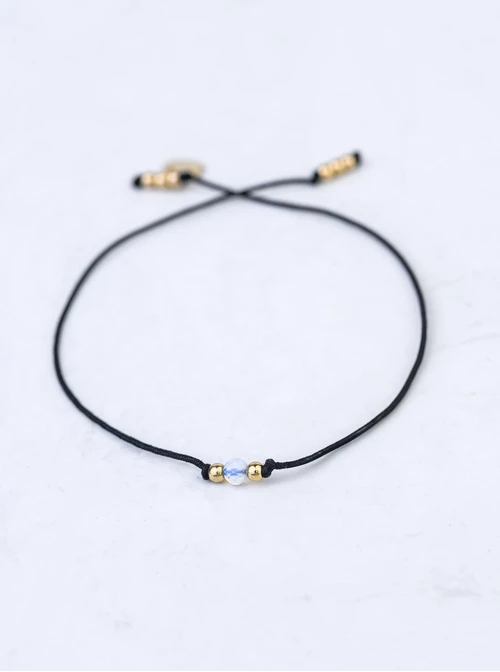 Bransoletka szczęścia, Opal, Waga, stal pozłacana S109056Z01