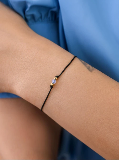 Bransoletka szczęścia, Opal, Waga, stal pozłacana S109056Z01