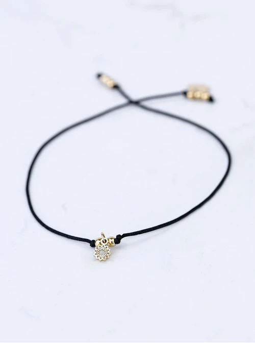 Bransoletka szczęścia, Rozeta Vezzi, stal pozłacana S109067Z01