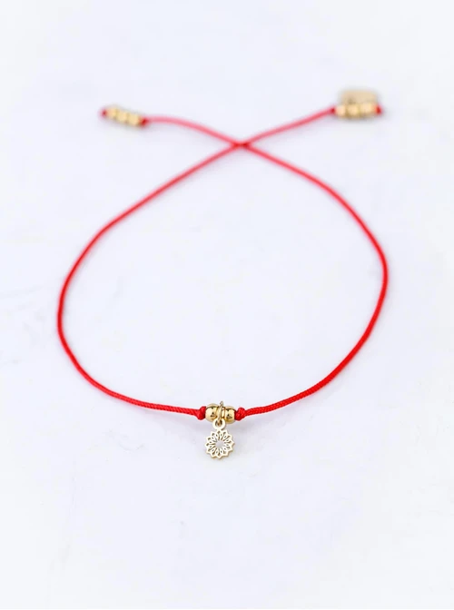 Bransoletka szczęścia, Rozeta Vezzi, stal pozłacana S109067Z03